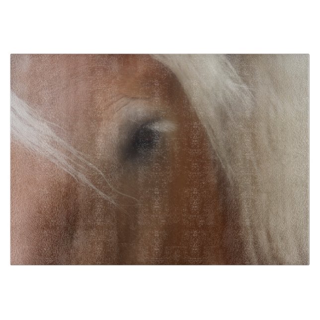 Planche À Découper Oeil D'Un Animal Belge De Cheval (Devant)