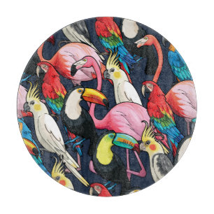 Planche À Découper Oiseaux exotiques