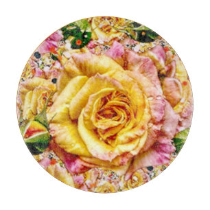 Planche À Découper Opulence Rose Dorée Groovy :