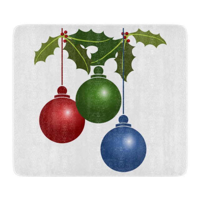 PLANCHE À DÉCOUPER ORNAMENTS DE NOËL (Devant)