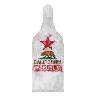 Planche À Découper Ours drapeau de la République de Californie à la d