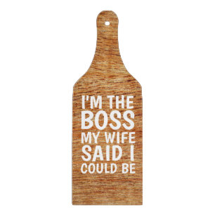 Planche À Découper PADDLE DU CADEAU mariage, JE SUIS LE CADEAU