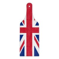 Pagaie à découper en verre - drapeau du Royaume-Un