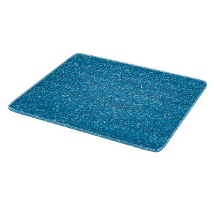 Planche À Découper Pailleté bleu et argenté scintillant