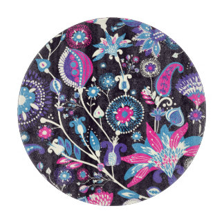 Planche À Découper Paisley moderne : motif traditionnel oriental.