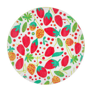 Planche À Découper Palette de fruits Vivid Motif