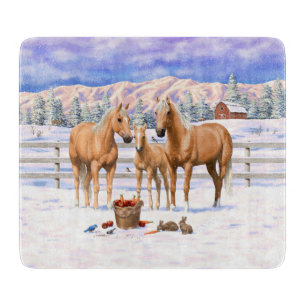Planche À Découper Palomino Quarter Horses