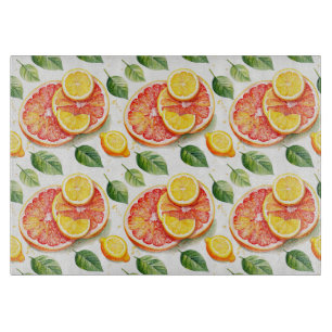 Planche À Découper Pamplemousse et citrons Polka Dot Citrus