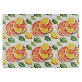 Planche À Découper Pamplemousse et citrons Polka Dot Citrus