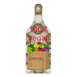 Planche À Découper Panneau de coupe en verre 100% Vegan