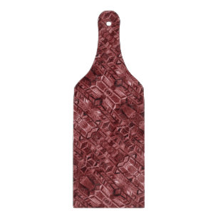 Planche À Découper Panneau de coupe Motif rouge