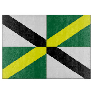 Planche À Découper Panneau de découpe en verre avec Drapeau de Monter