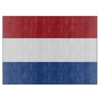 Panneau de découpe en verre avec Drapeau de Pays-B