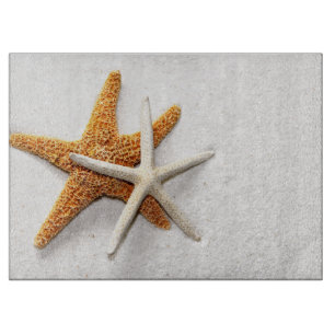 Planche À Découper Panneau de découpe en verre de poisson-Starfish