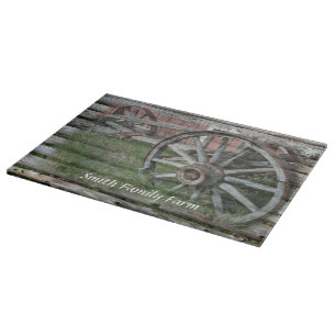 Planche À Découper Panneau de découpe en Wagon Rustique de style occi