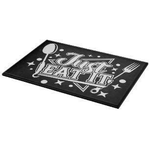 Planche À Découper Panneau décoratif de coupe en verre 15"x11"