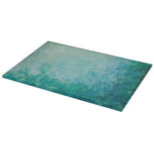 Planche À Découper Papier avec l'abrégé sur bleu, vert, et noir