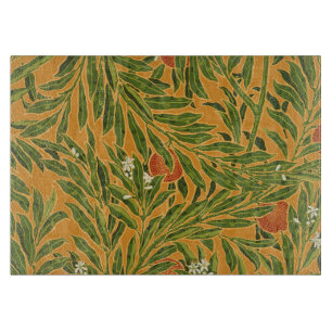 Planche À Découper Papier peint Vintage Orange Tree Motif Art Nouveau