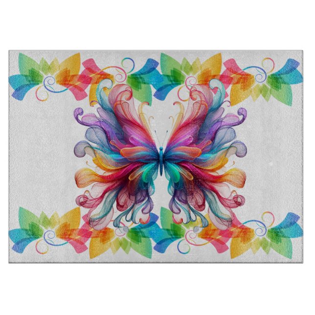 Planche À Découper Papillon coloré (Devant)