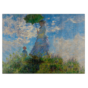Planche À Découper Parasol Monet Femme Impressionnisme