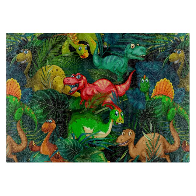 Planche À Découper Parc des dinosaures (Devant)