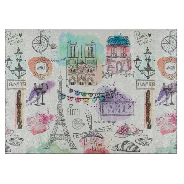 Planche À Découper Paris (Devant)