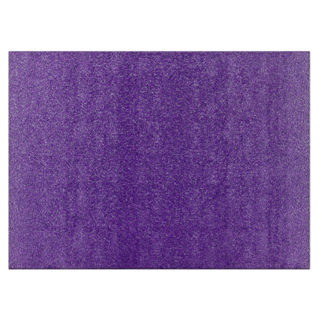 Planche À Découper Parties scintillant violette, Étincelle, Arrière - (Devant)