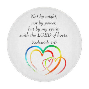 Planche À Découper Pas par Might - Zacharie 4:6