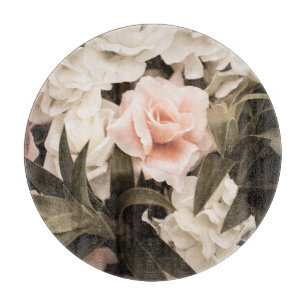 Planche À Découper Pastel Floral Vintage : Élégance intemporelle