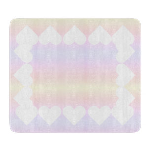 Planche À Découper Pastel - pâtes - pâtes - colorées Coe ur Heart
