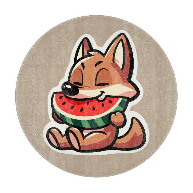 Planche À Découper Pastèque de Coyote (Devant)