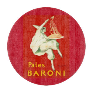 Planche À Découper Pates Baroni Cappiello Publicité Vintage
