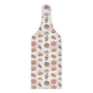 Planche À Découper Pâtes Cupcakes Cute tendance Aquarelle Woodland