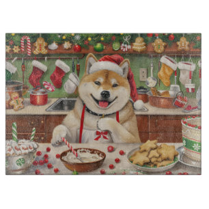 Planche À Découper Pâtisserie des Fêtes d'Akita : Noël Festif