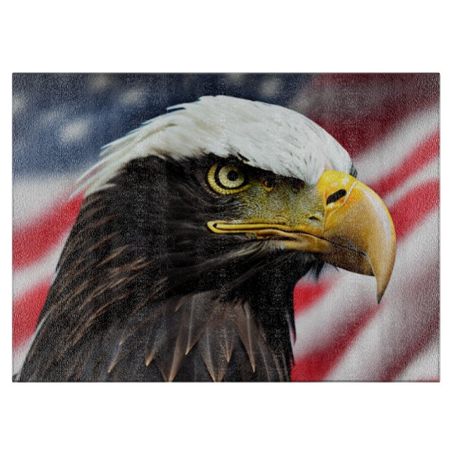 Planche À Découper Patriotique/Aigle/Américain/USA (Devant)