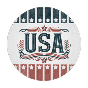 Planche À Découper Patriotique, États-Unis vintages