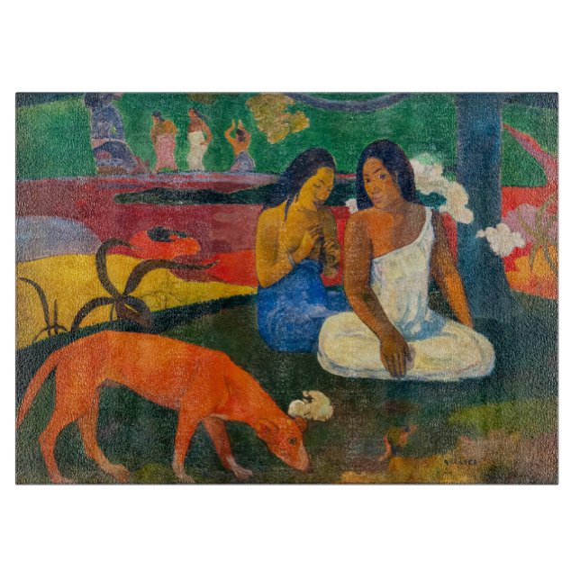 Planche À Découper Paul Gauguin - Arearea / Le Chien Rouge (Devant)