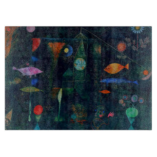 Planche À Découper Paul Klee Fish Magic Peinture Abstraite Art graphi