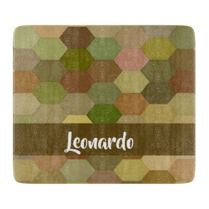 Planche À Découper pavé hexagone Brown