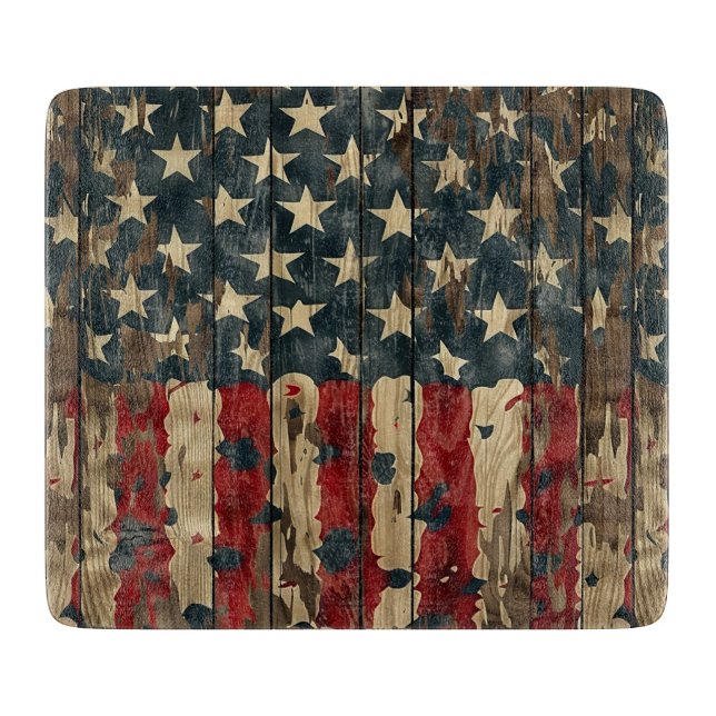 Planche À Découper Pays/Americana Principale en détresse (Devant)