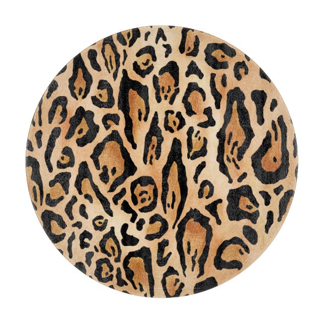 Planche À Découper Peau léopard : Motif intemporel (Devant)