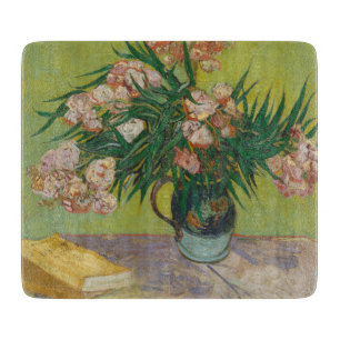Planche À Découper Peinture de fleurs d'oléandre par Vincent Van Gogh