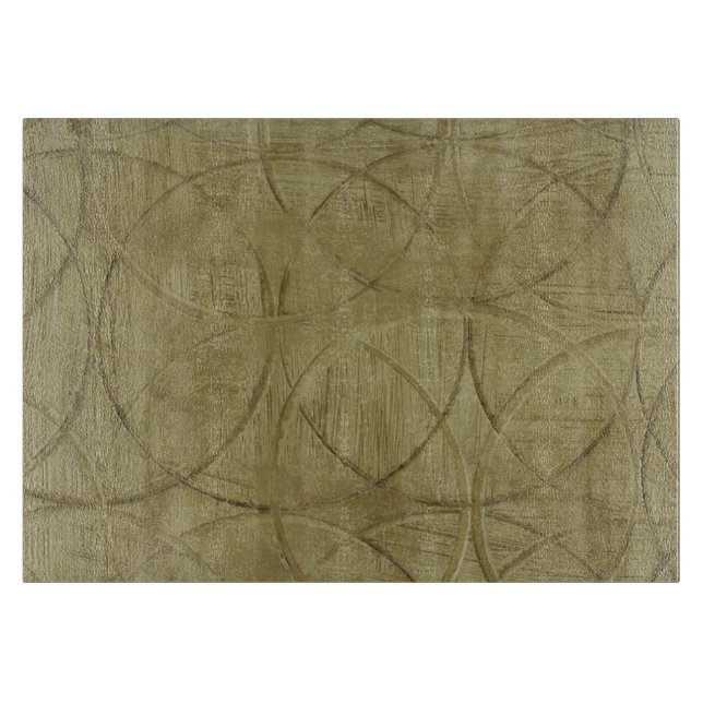 Planche À Découper Peinture des cercles liés par Jennifer Goldberger (Devant)