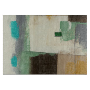 Planche À Découper Peinture expressionniste avec pointes de brosse lo