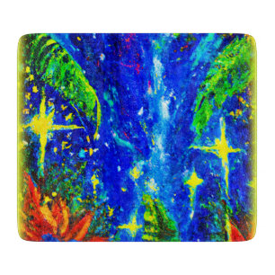 Planche À Découper Peinture Jungle Stars. Commandez dès maintenant 