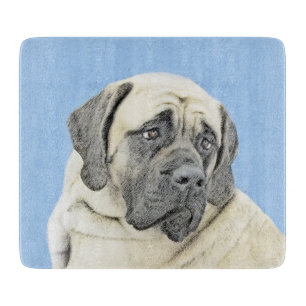 Planche À Découper Peinture Mastiff (Fawn) anglaise - Art Chien origi