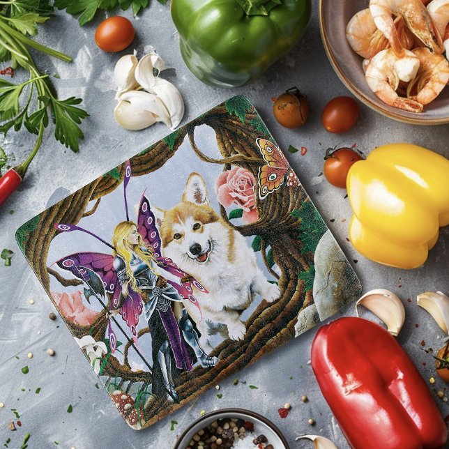 Planche À Découper Pembroke Welsh Corgi Fairy Imaginaire (Créateur téléchargé)