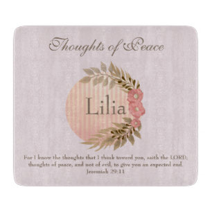 Planche À Découper Pensées de paix