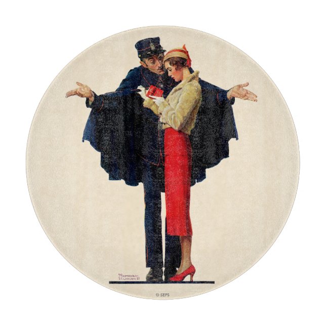 Planche À Découper Perdu à Paris (Devant)