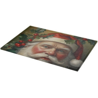 Planche À Découper Père Noël avec gui